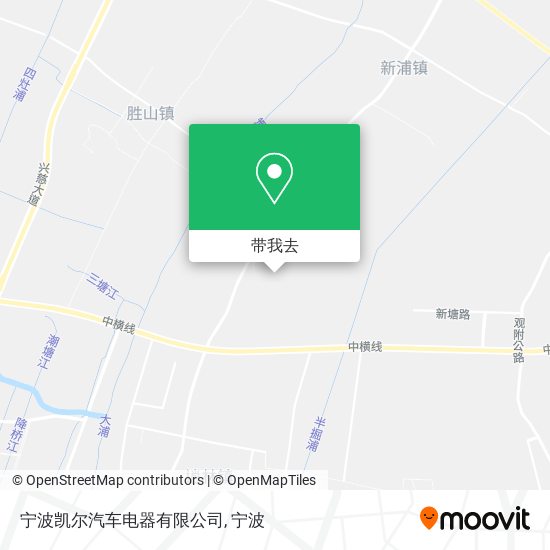 宁波凯尔汽车电器有限公司地图