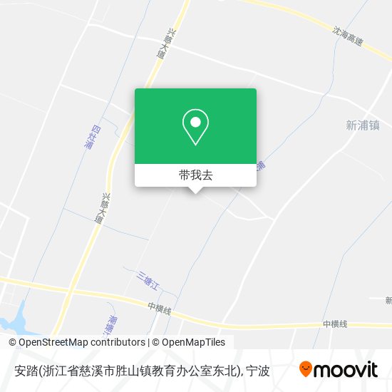 安踏(浙江省慈溪市胜山镇教育办公室东北)地图