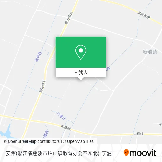 安踏(浙江省慈溪市胜山镇教育办公室东北)地图