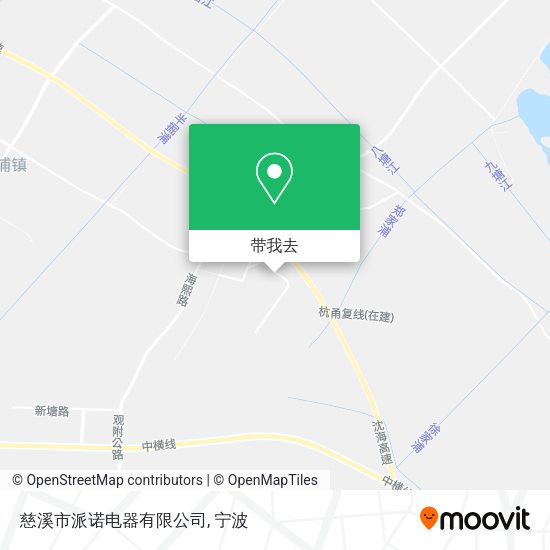 慈溪市派诺电器有限公司地图