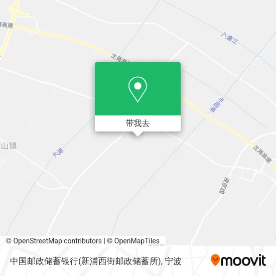中国邮政储蓄银行(新浦西街邮政储蓄所)地图