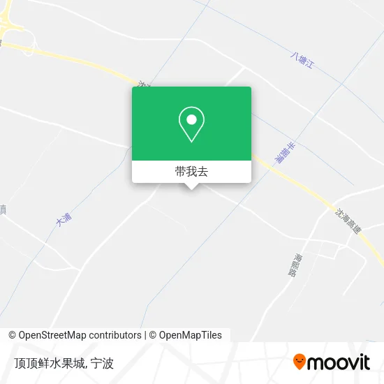 顶顶鲜水果城地图