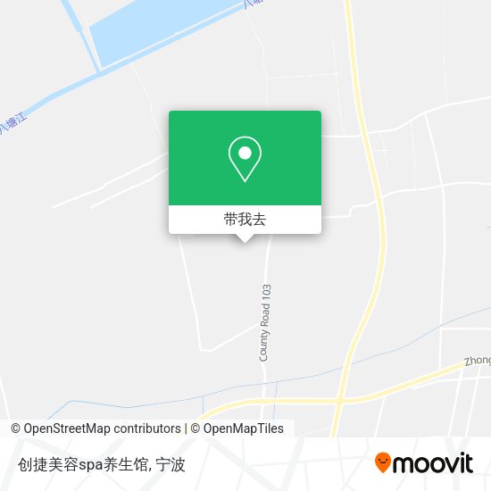 创捷美容spa养生馆地图