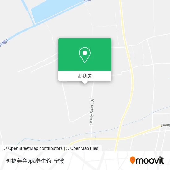 创捷美容spa养生馆地图