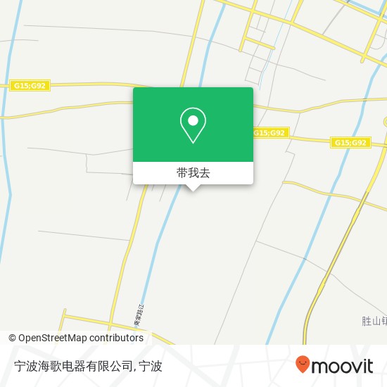 宁波海歌电器有限公司地图