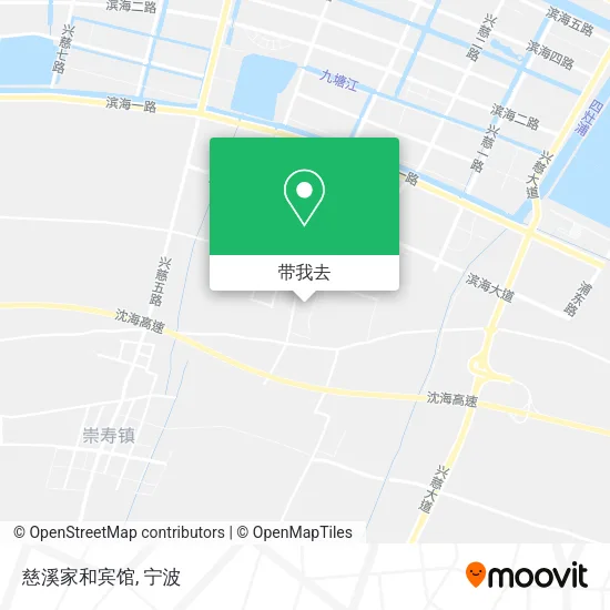 慈溪家和宾馆地图