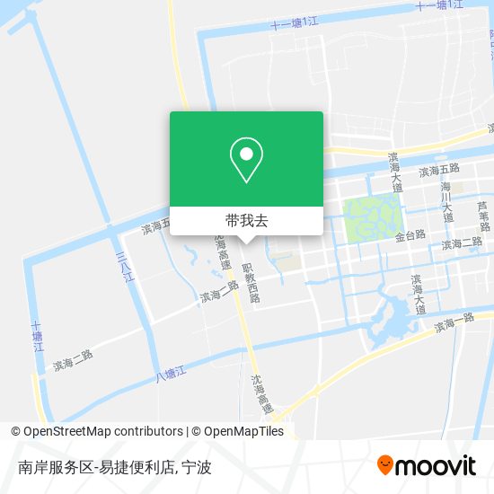 南岸服务区-易捷便利店地图