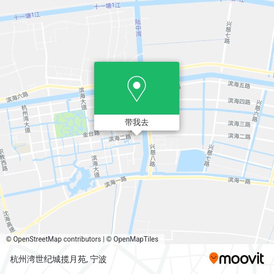 杭州湾世纪城揽月苑地图