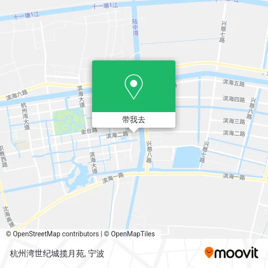 杭州湾世纪城揽月苑地图