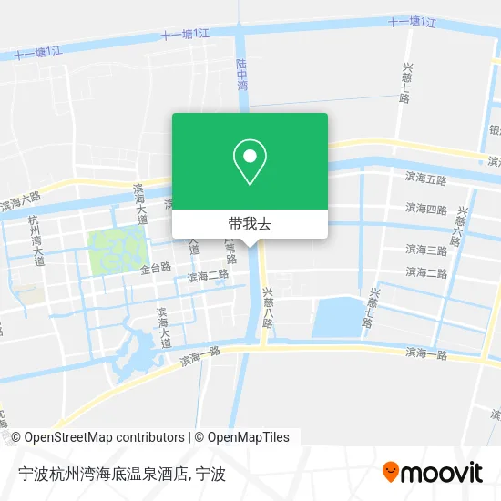 宁波杭州湾海底温泉酒店地图