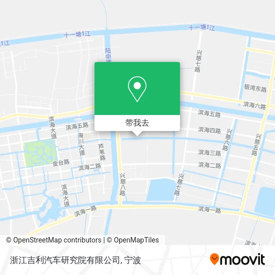 浙江吉利汽车研究院有限公司地图