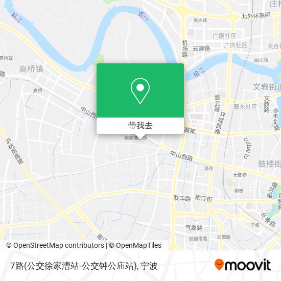 7路(公交徐家漕站-公交钟公庙站)地图