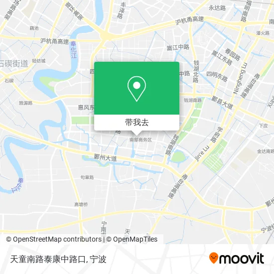 天童南路泰康中路口地图