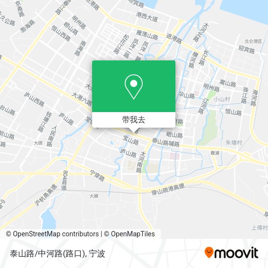 泰山路/中河路(路口)地图