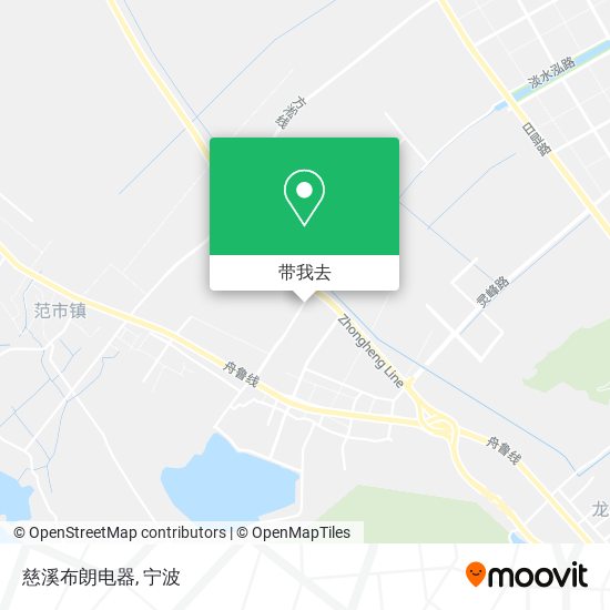 慈溪布朗电器地图