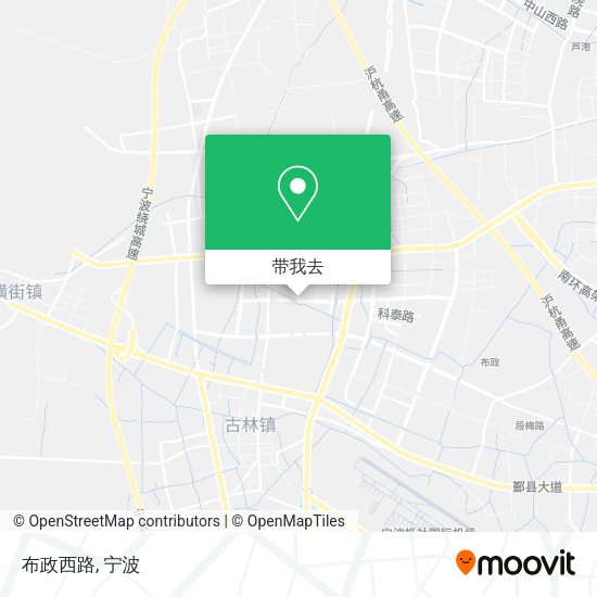 布政西路地图