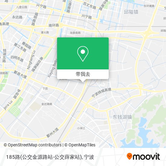 185路(公交金源路站-公交薛家站)地图