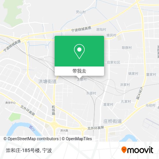 崇和庄-185号楼地图