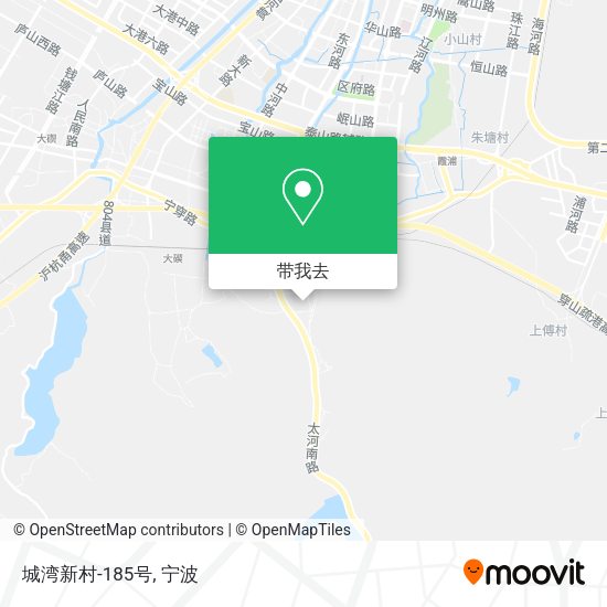 城湾新村-185号地图