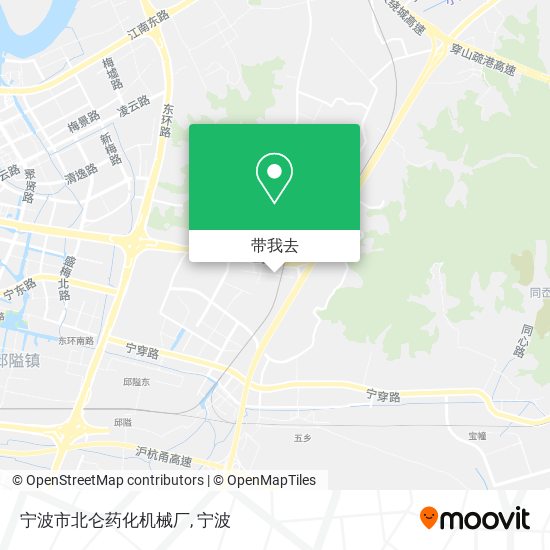 宁波市北仑药化机械厂地图
