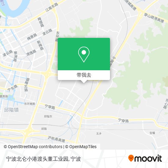 宁波北仑小港渡头董工业园地图