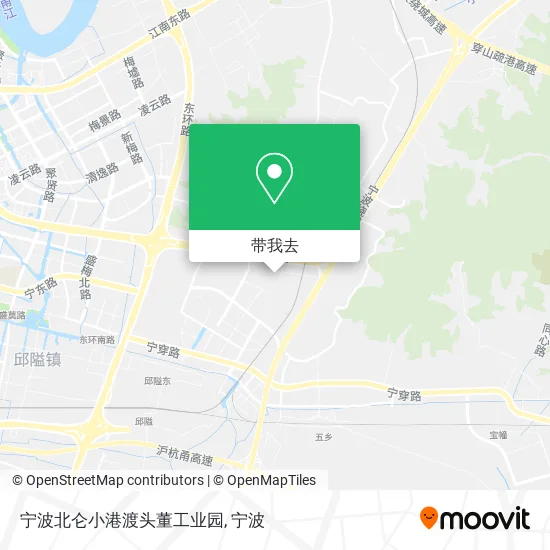 宁波北仑小港渡头董工业园地图