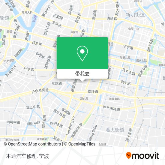 本迪汽车修理地图