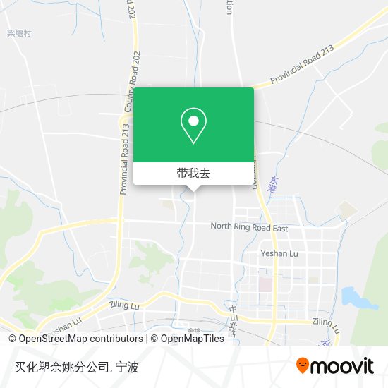 买化塑余姚分公司地图