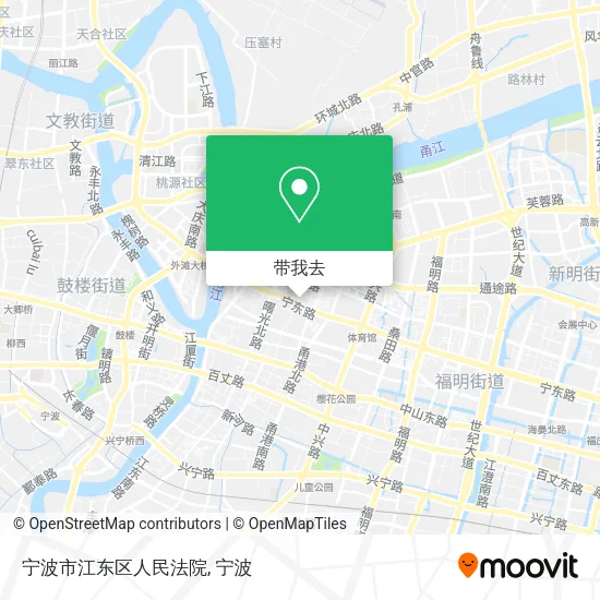 宁波市江东区人民法院地图