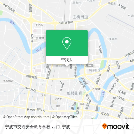 宁波市交通安全教育学校-西门地图