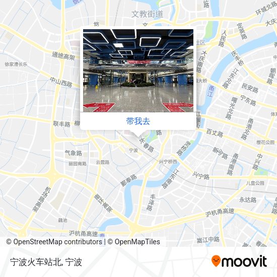 宁波火车站北地图