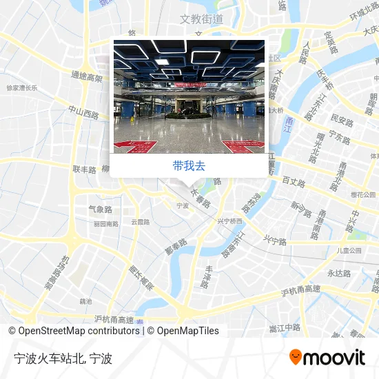 宁波火车站北地图