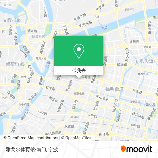 雅戈尔体育馆-南门地图