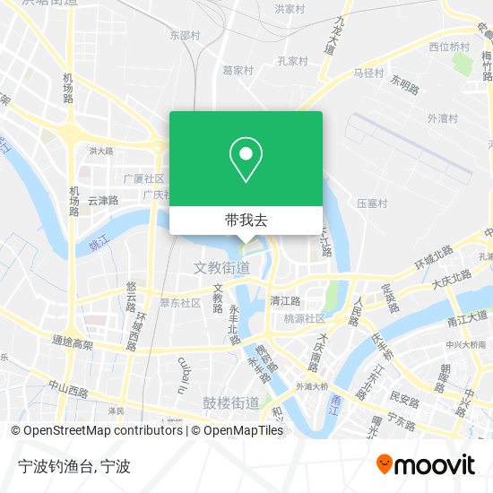 宁波钓渔台地图