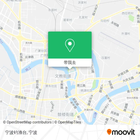 宁波钓渔台地图