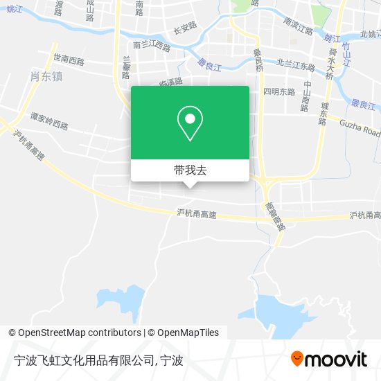 宁波飞虹文化用品有限公司地图