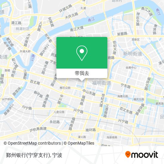 鄞州银行(宁穿支行)地图