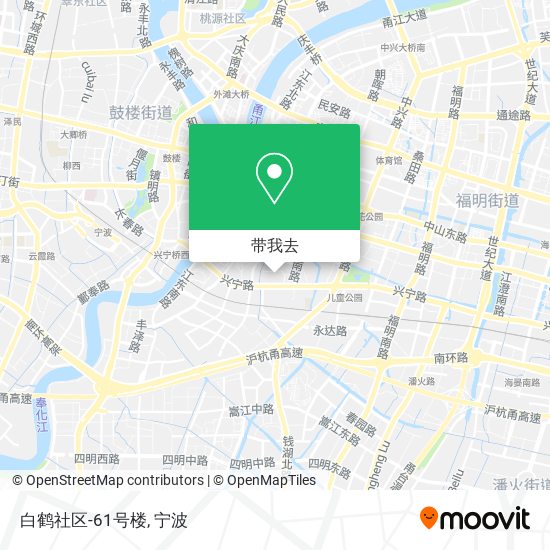 白鹤社区-61号楼地图