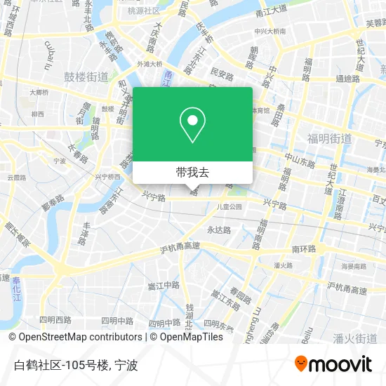 白鹤社区-105号楼地图