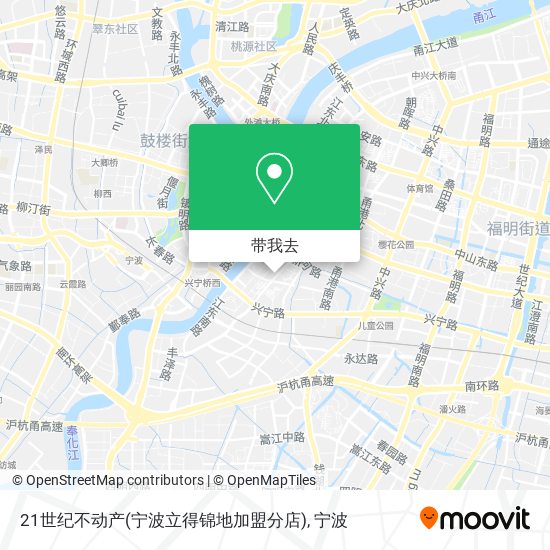 21世纪不动产(宁波立得锦地加盟分店)地图