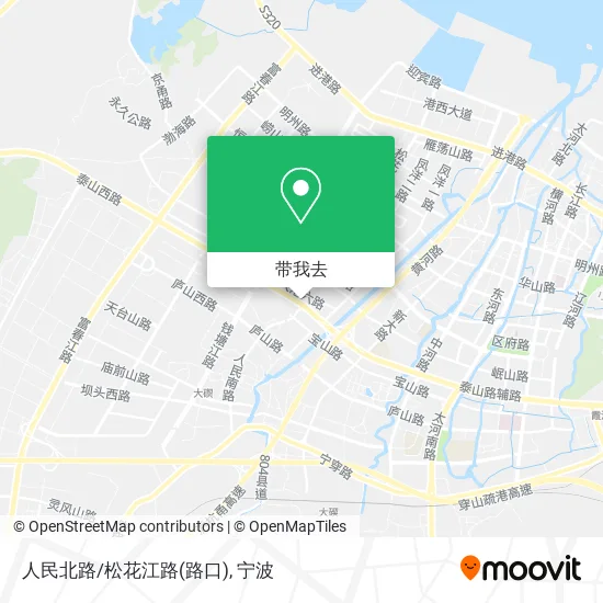 人民北路/松花江路(路口)地图