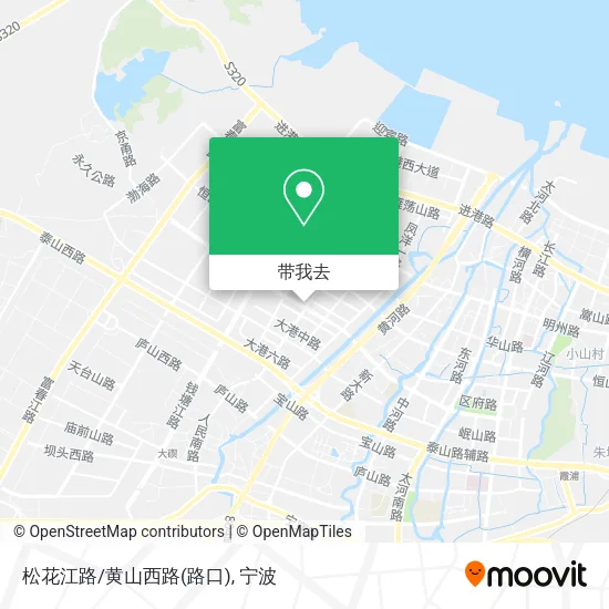 松花江路/黄山西路(路口)地图