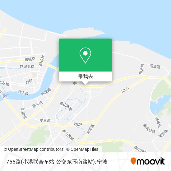 755路(小港联合车站-公交东环南路站)地图