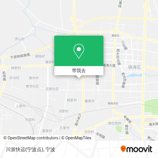 川浙快运(宁波点)地图