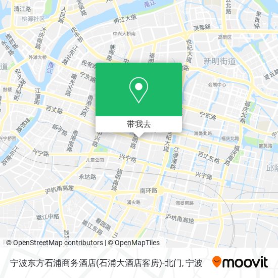 宁波东方石浦商务酒店(石浦大酒店客房)-北门地图