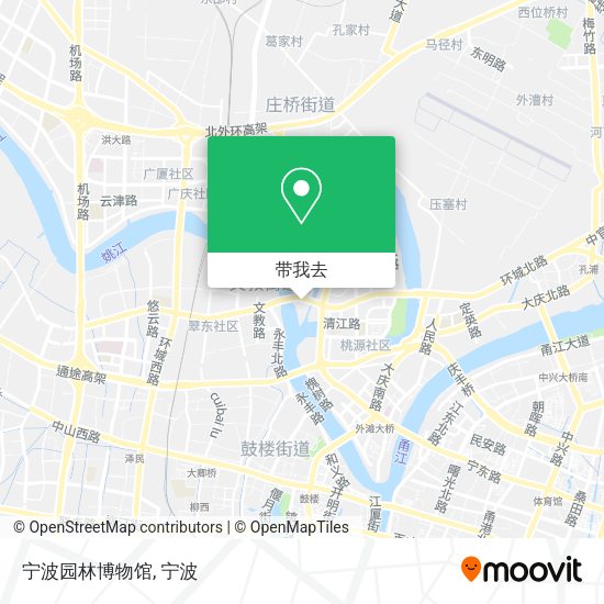 宁波园林博物馆地图