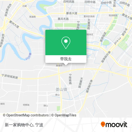 新一家购物中心地图