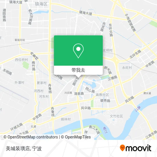 美城装璜店地图