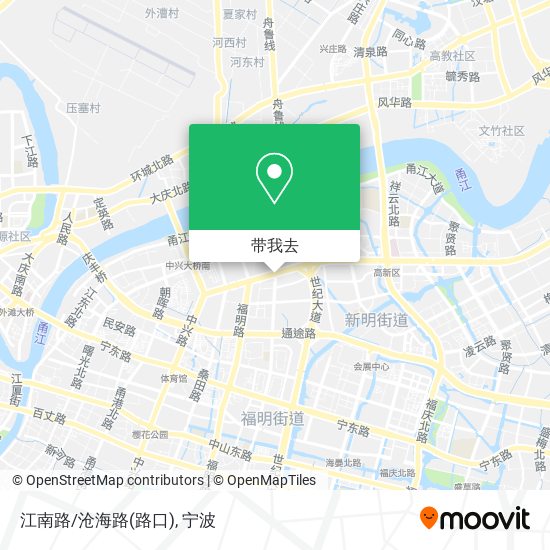 江南路/沧海路(路口)地图
