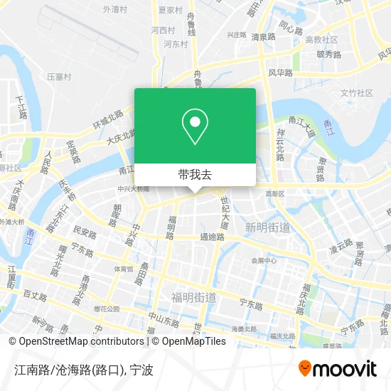 江南路/沧海路(路口)地图